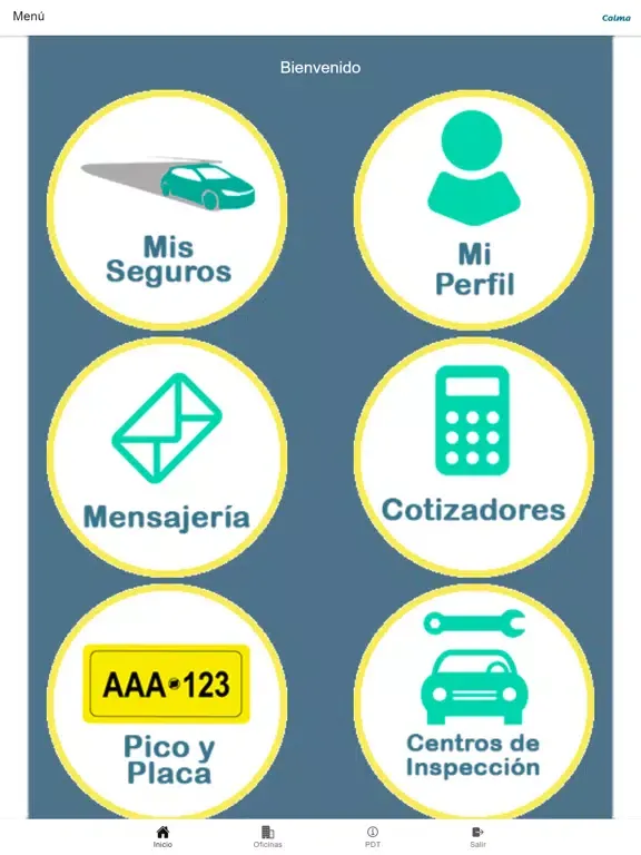 Calma Agencia De Seguros iPad  스크린샷