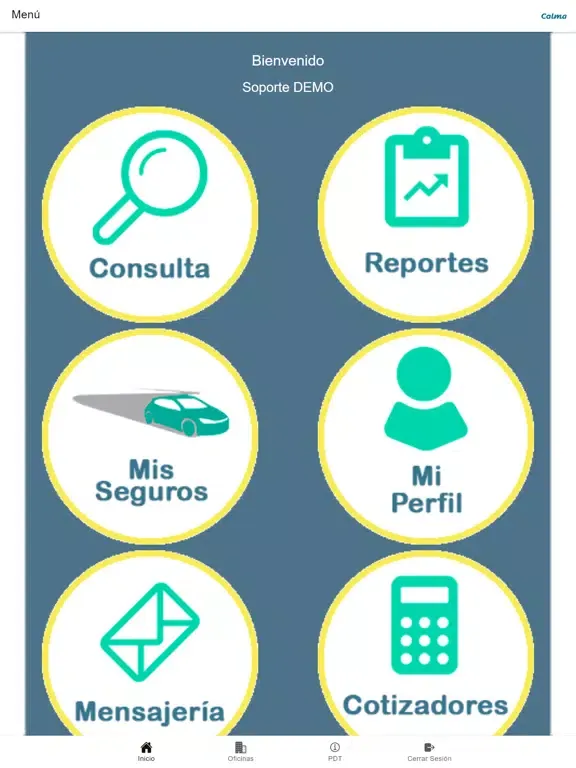 Calma Agencia De Seguros iPad  스크린샷