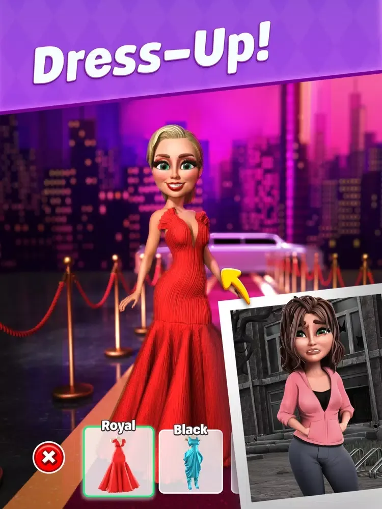 Hollywood Match iPad  스크린샷