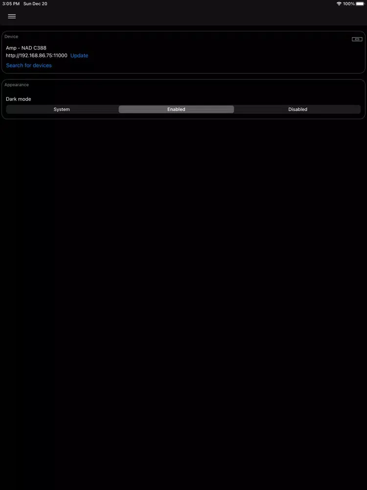 HiFi Remote iPad  스크린샷
