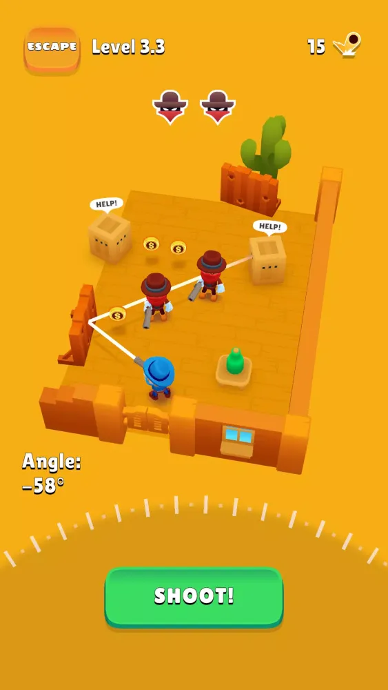 Ricochet Rider: Western Story سکرین شاٹس