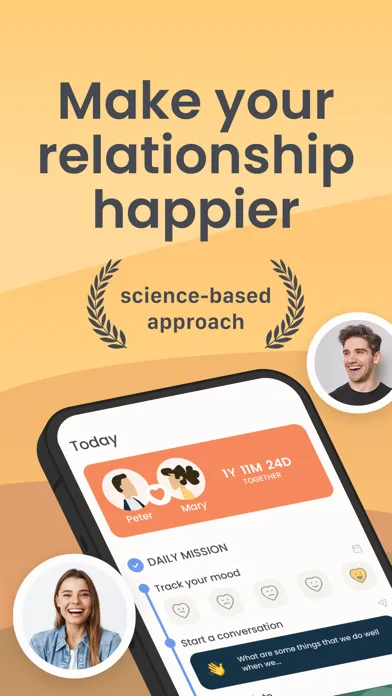 Relationship tracker: Happus سکرین شاٹس