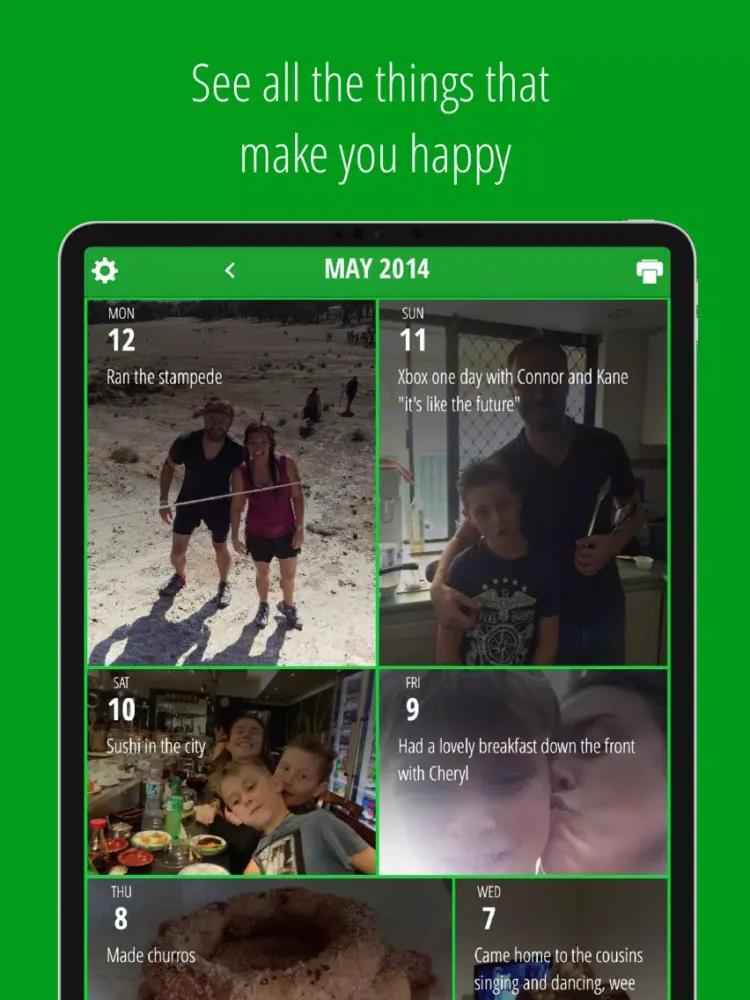 Screenshot di The Happy App iPad 