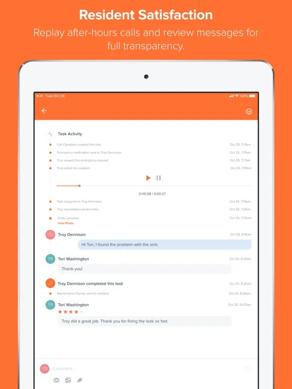 ภาพหน้าจอของ Tasks by HappyCo iPad 