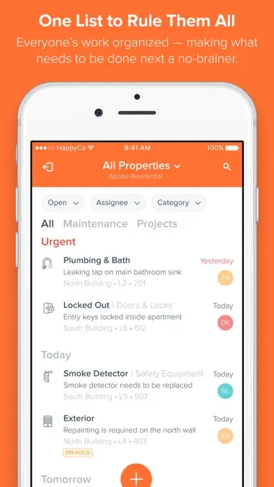 ภาพหน้าจอของ Tasks by HappyCo