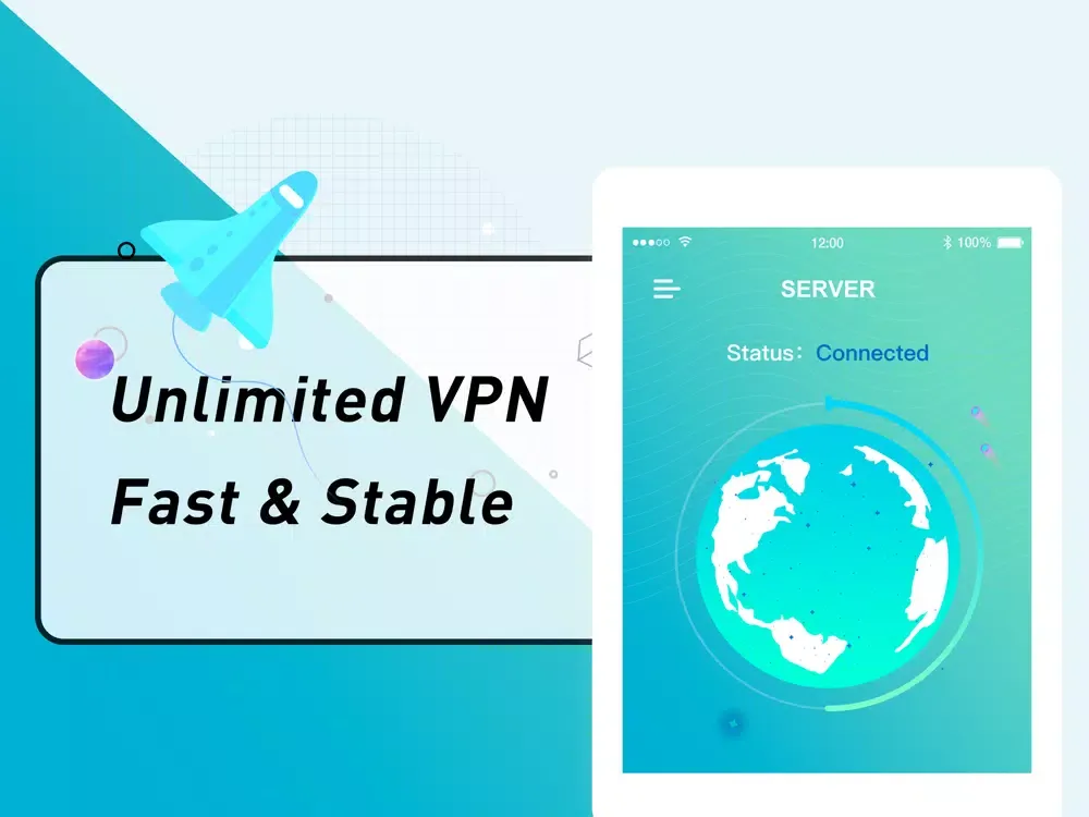 VPN Proxy - Unlimited Fast VPN iPad  Ekran Görüntüleri