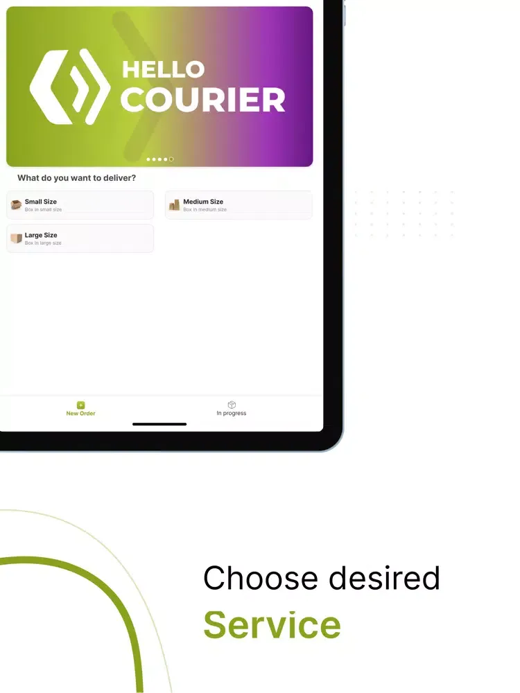 Hello Courier iPad  Ekran Görüntüleri