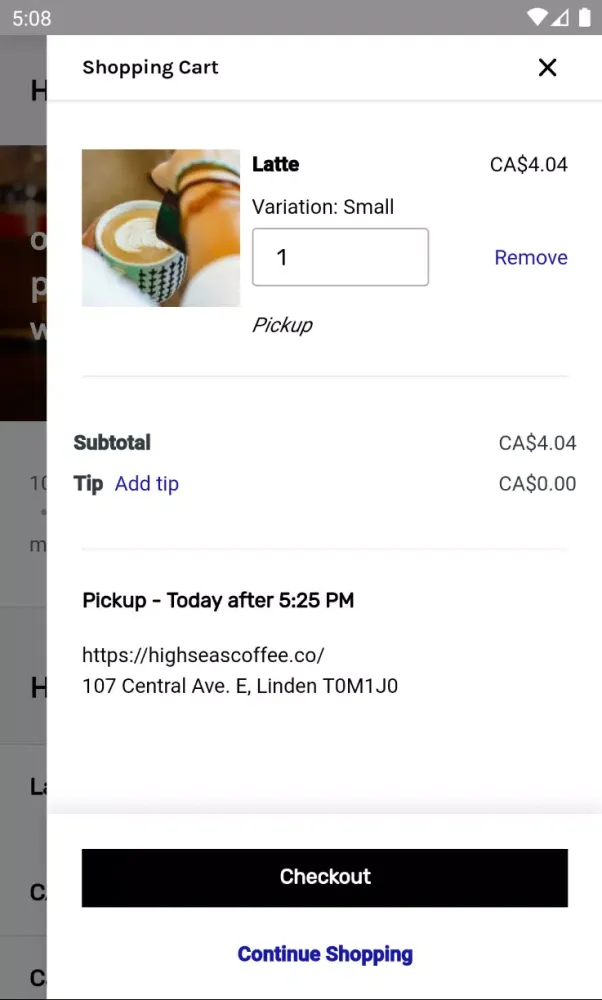 High Seas Coffee Screenshots