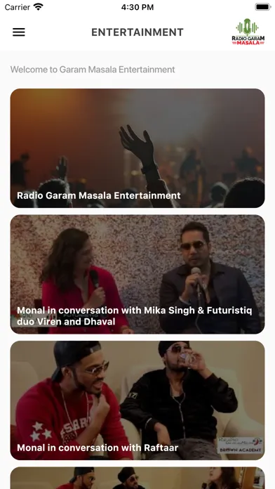 Скриншоты Radio Garam Masala