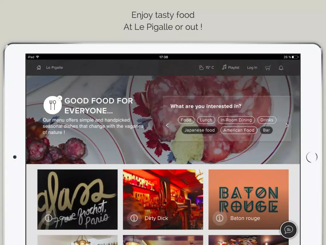 Le Pigalle Paris iPad  Screenshots