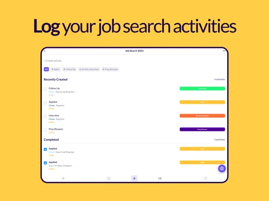 Huntr: Job Search Browser iPad 應用截圖