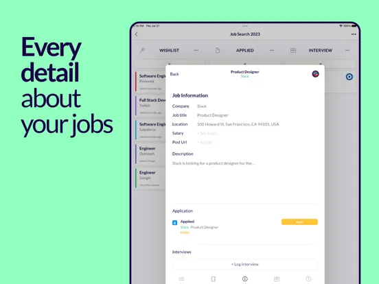Huntr: Job Search Browser iPad 應用截圖
