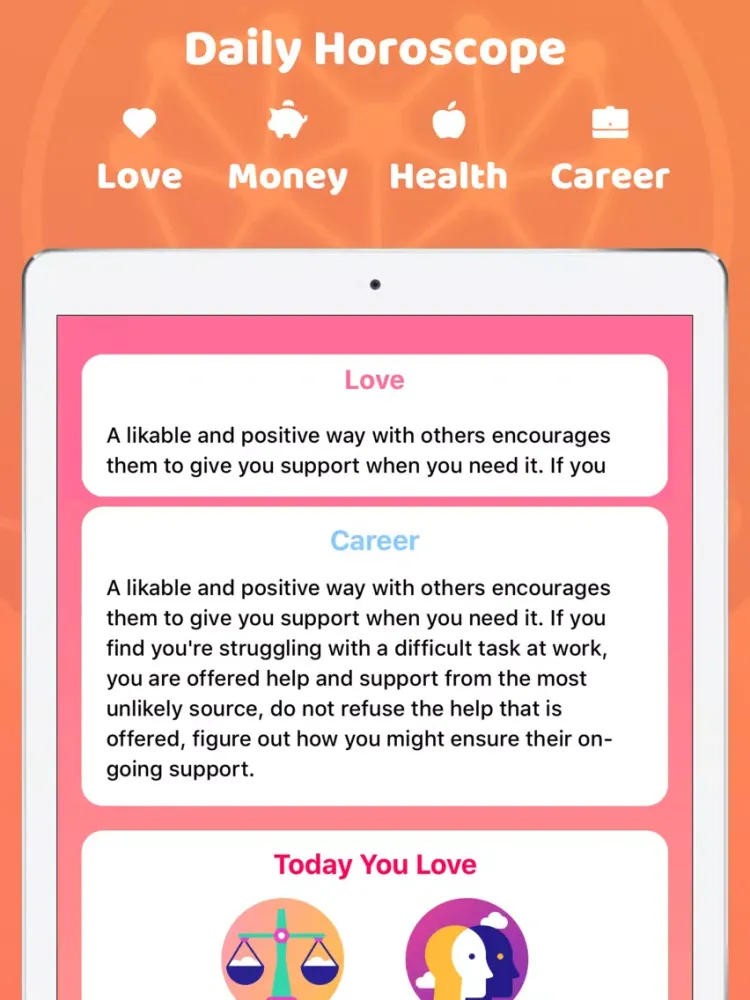 Zodiac #1 Horoscope Guide App iPad 應用截圖