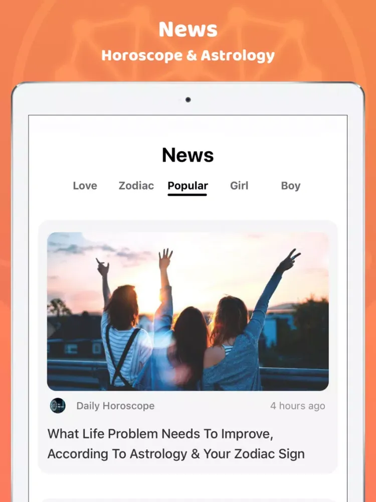 Zodiac #1 Horoscope Guide App iPad 應用截圖