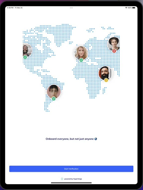 HyperKYC iPad 应用截图
