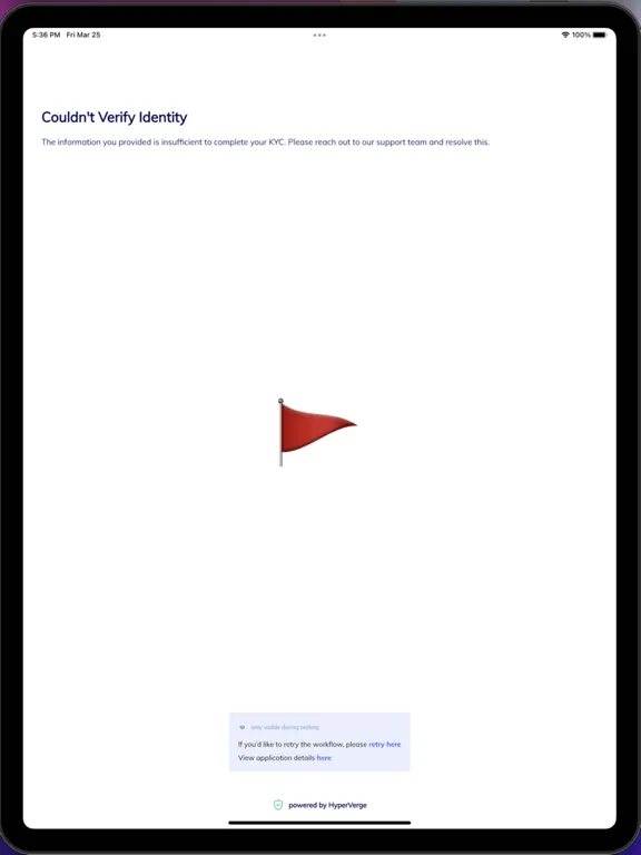 HyperKYC iPad 应用截图