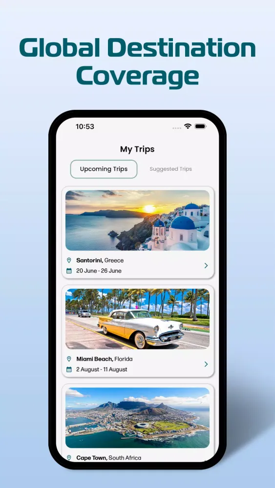 TourAI - Trip Planner应用截图
