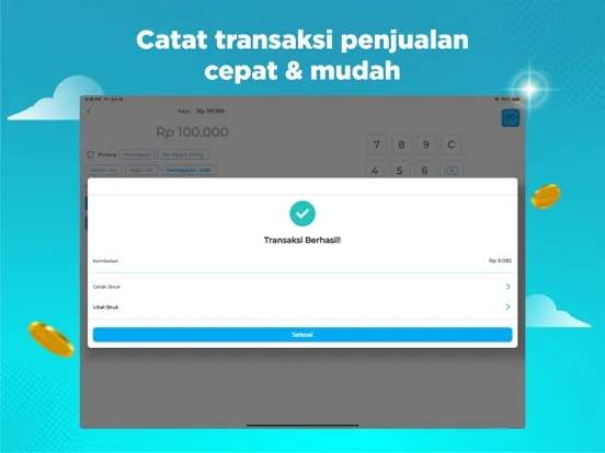 Kasir Pintar Offline (Client) iPad  स्क्रीनशॉट