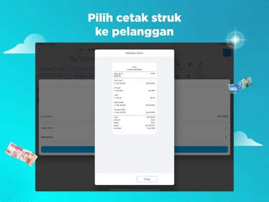 Kasir Pintar Offline (Client) iPad  स्क्रीनशॉट
