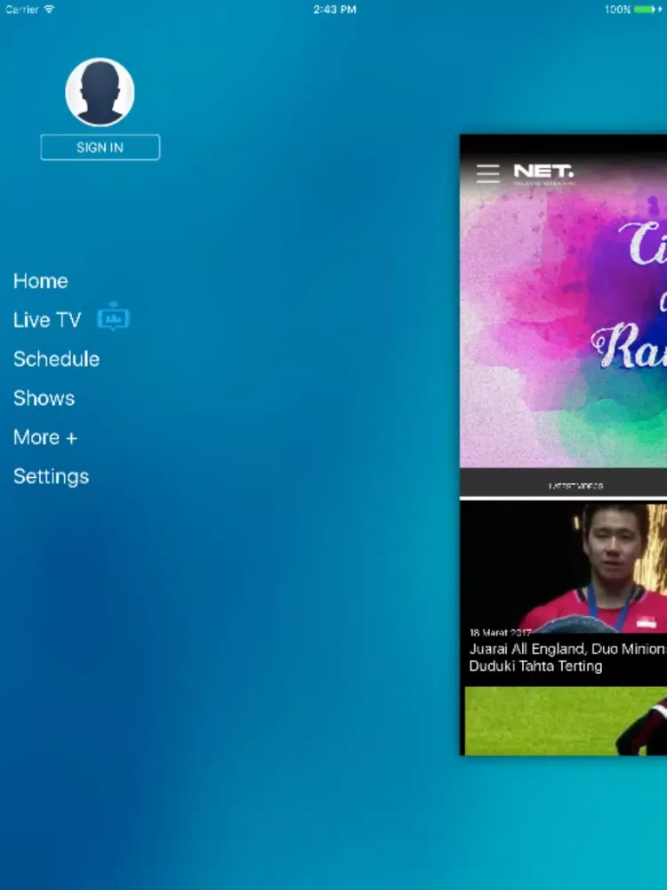 NET. iPad  স্ক্রিনশট