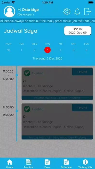 Capturas de pantalla de Oxbridge Institute
