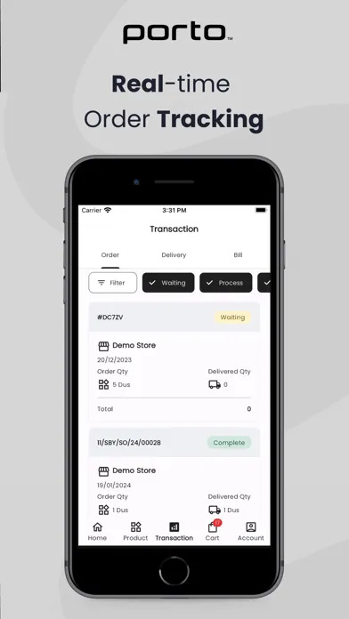 Capturas de tela do Porto Apps