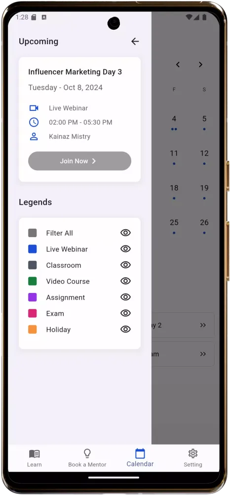 IIDE Bookmark Screenshots