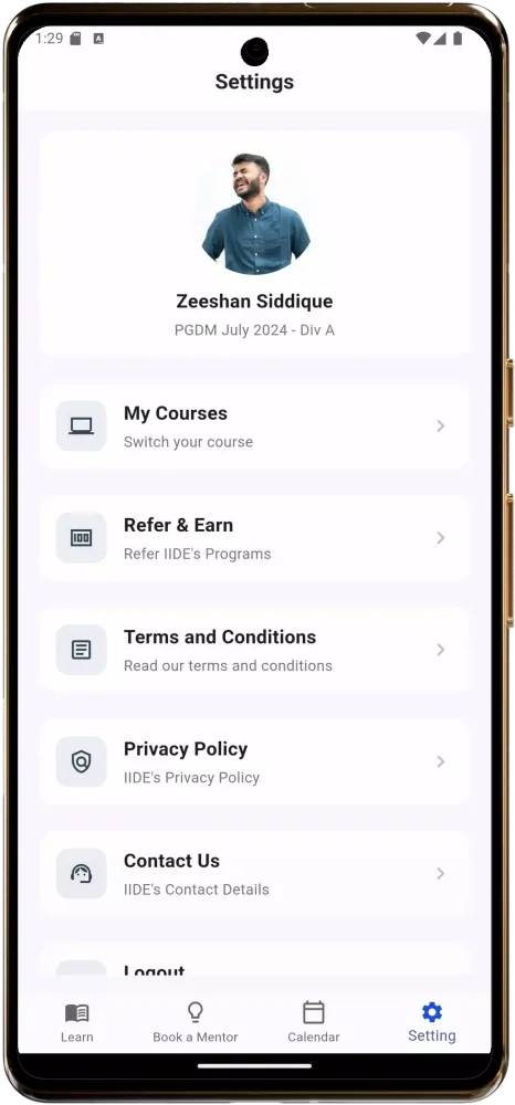IIDE Bookmark Screenshots