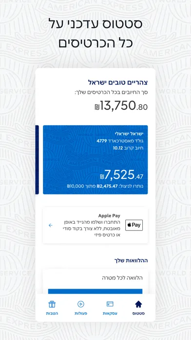 Скриншоты American Express Israel