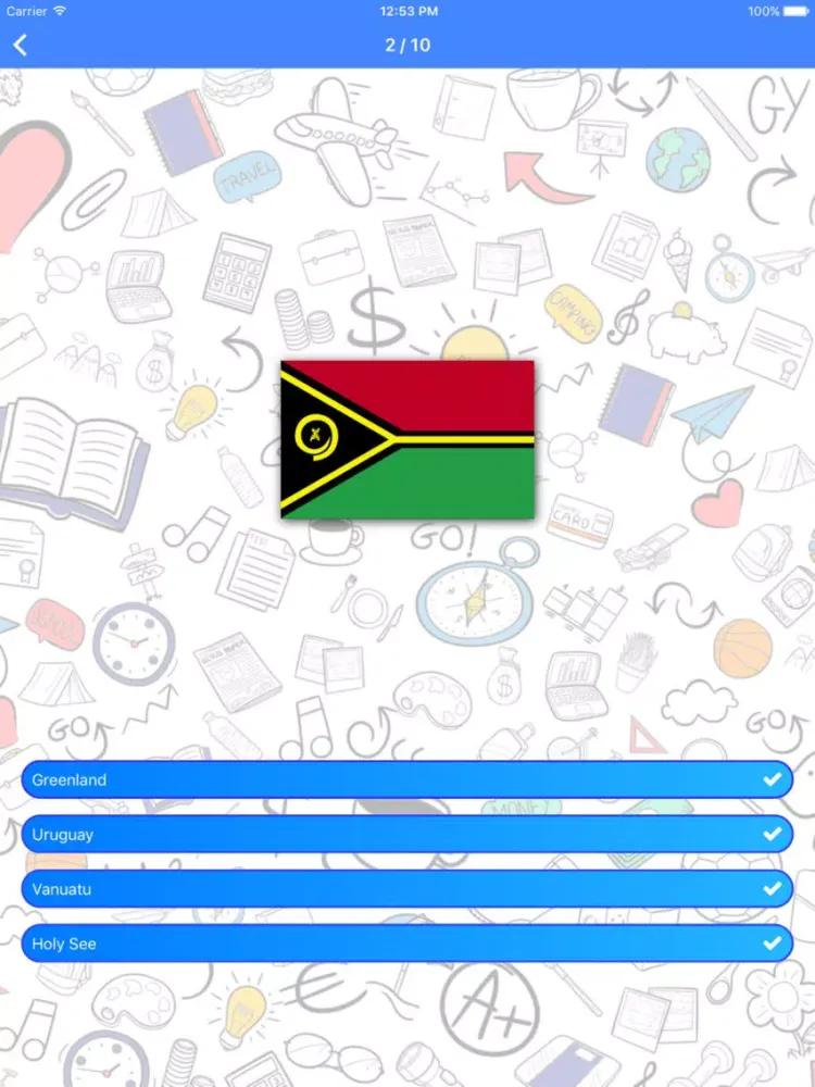 Zrzuty ekranu Geography Challenge: quiz game iPad 
