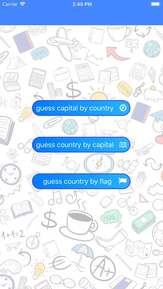Zrzuty ekranu Geography Challenge: quiz game