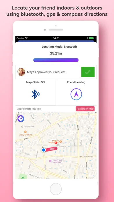 Effo - Locate your friends indoors & outdoors Screenshots