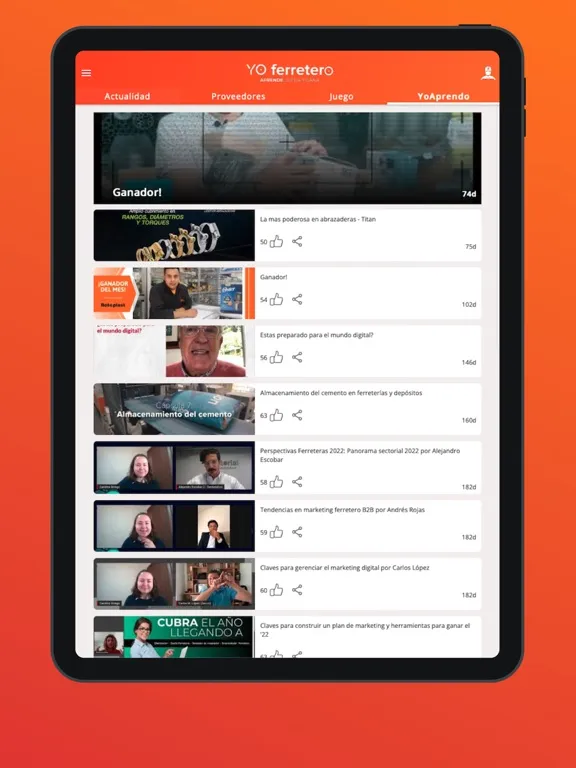 Ảnh chụp màn hình của Yo Ferretero iPad 