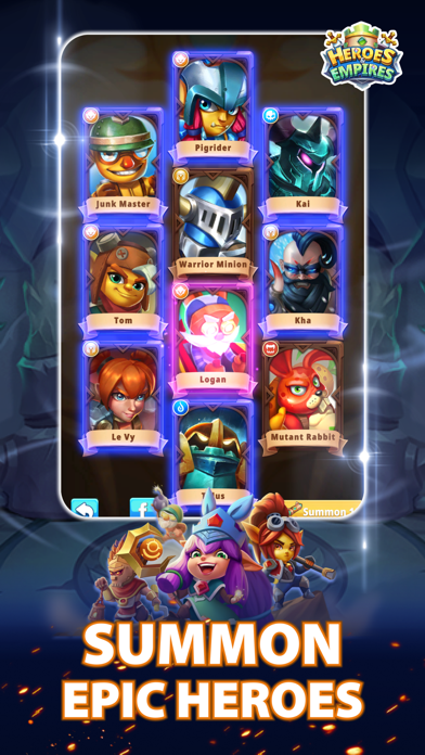 Ảnh chụp màn hình của Heroes & Empires: Idle RPG
