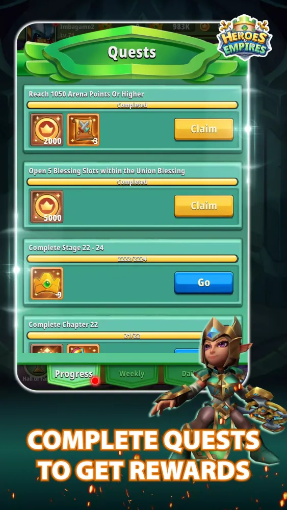 Zrzuty ekranu Heroes & Empires