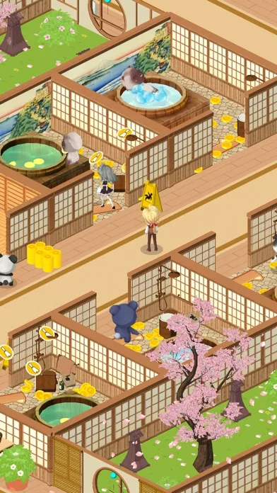 Capturas de tela do Kawaii Hot Spring: Idle Tycoon