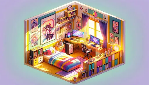 Tangkapan skrin Kawaii Puzzle: Unpacking Decor