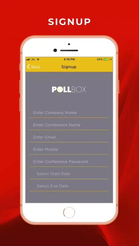 Ảnh chụp màn hình của Poll Box