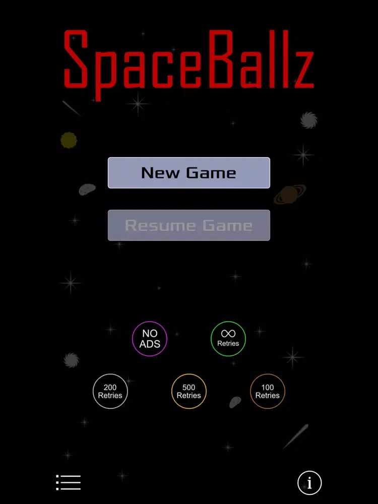 Ảnh chụp màn hình của Space-Ballz iPad 