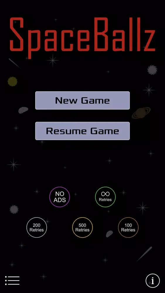 Ảnh chụp màn hình của Space-Ballz