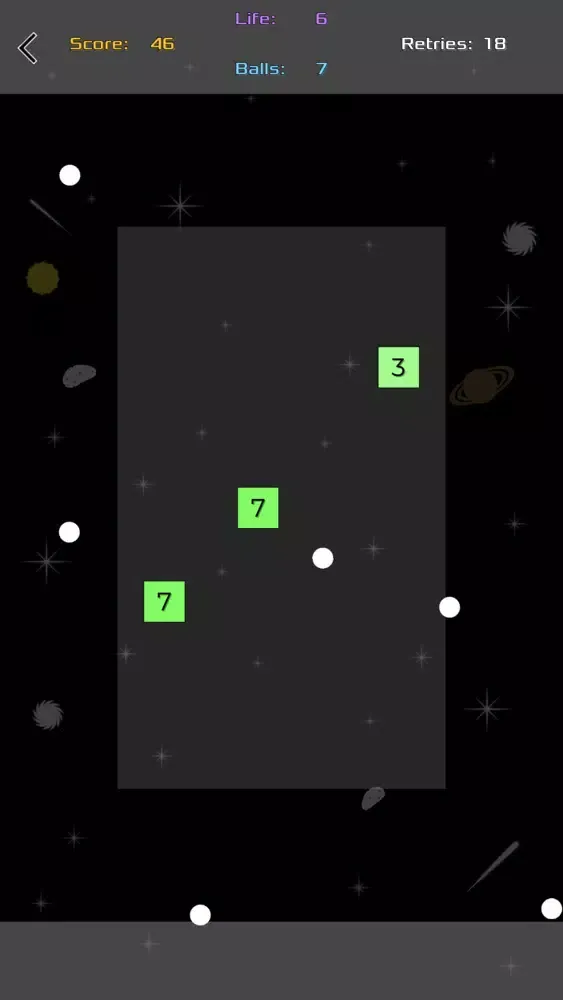 Ảnh chụp màn hình của Space-Ballz