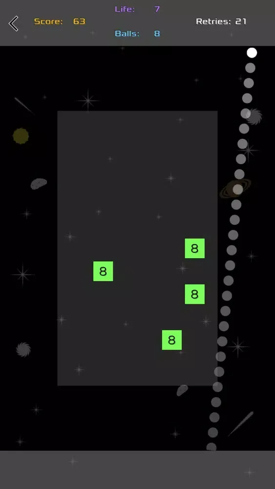 Ảnh chụp màn hình của Space-Ballz