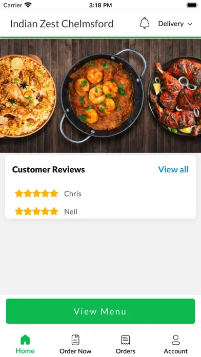 Indian Zest Chelmsford 스크린샷