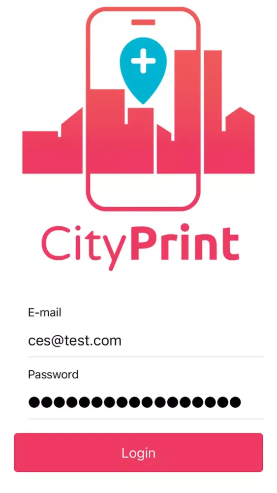 CityPrint Ekran Görüntüleri
