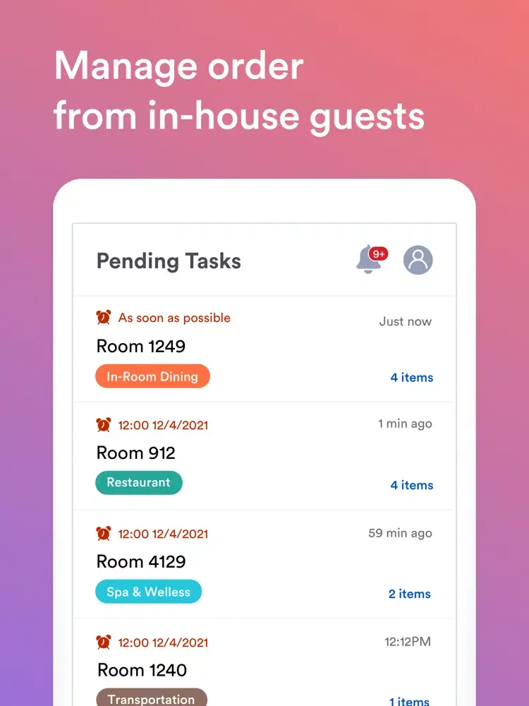 Innaway Order Manager iPad  Screenshots
