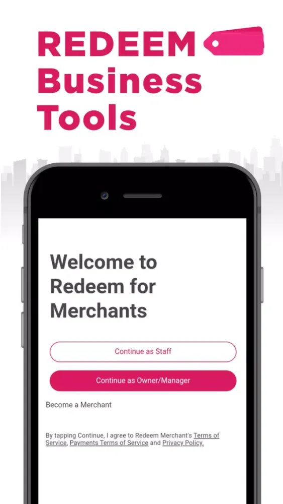 Redeem for Business Screenshots