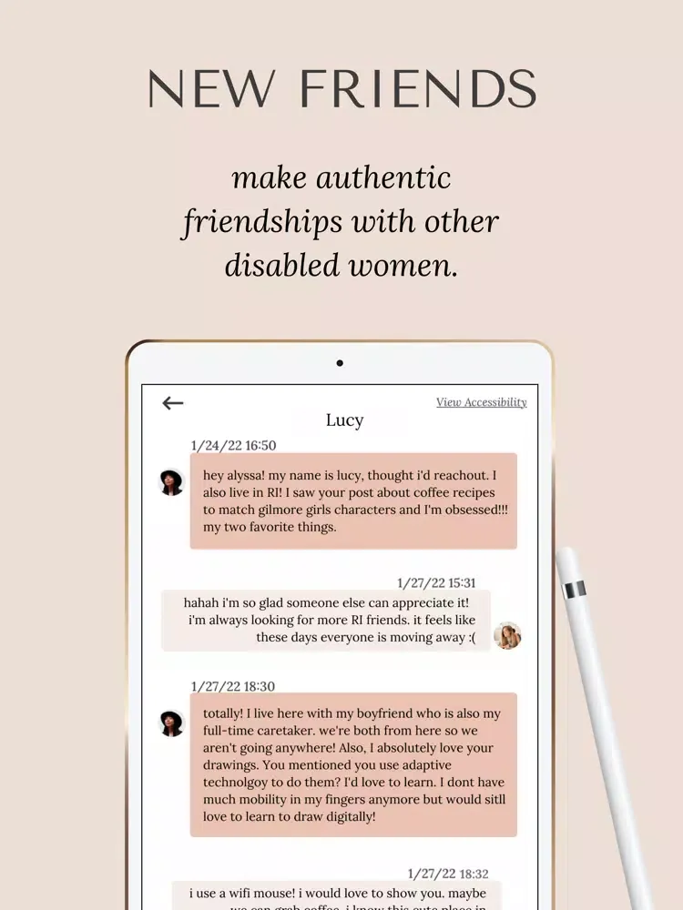 Intimately - Sisterhood & Shop iPad  스크린샷