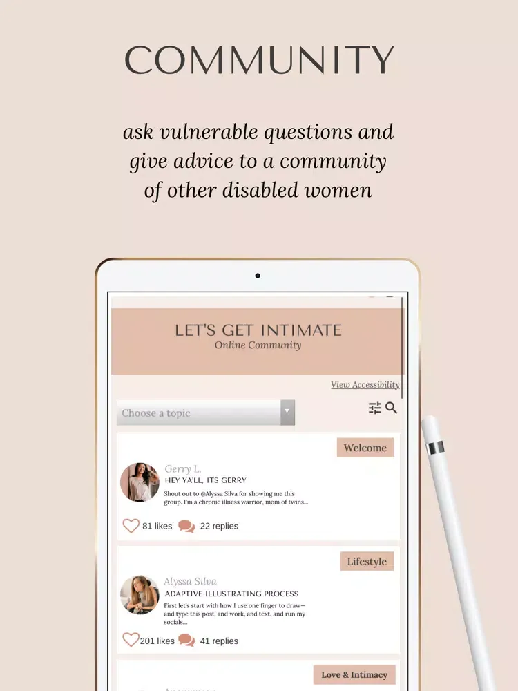 Intimately - Sisterhood & Shop iPad  스크린샷
