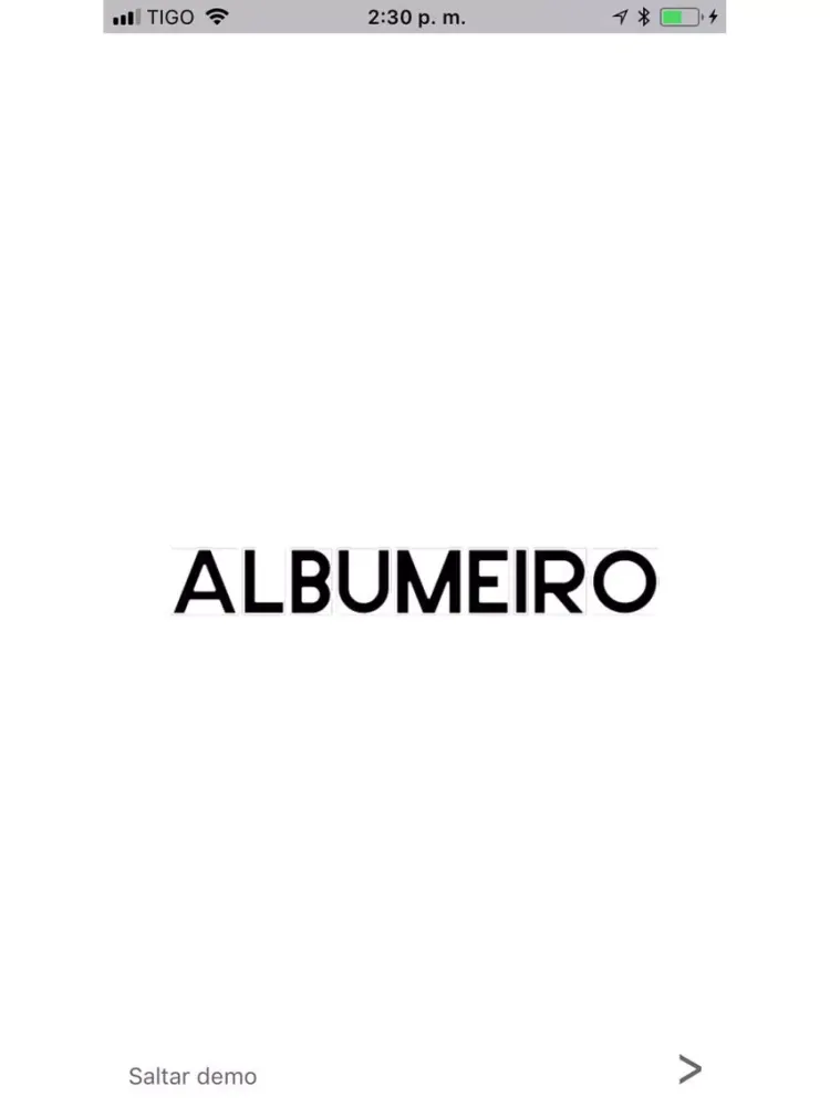 Capturas de tela do Albumeiro iPad 