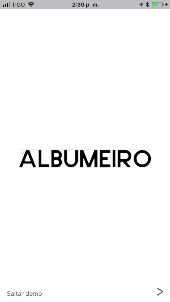 Capturas de tela do Albumeiro